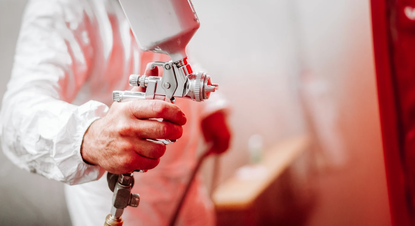 Pistola para aplicación de corcho proyectado