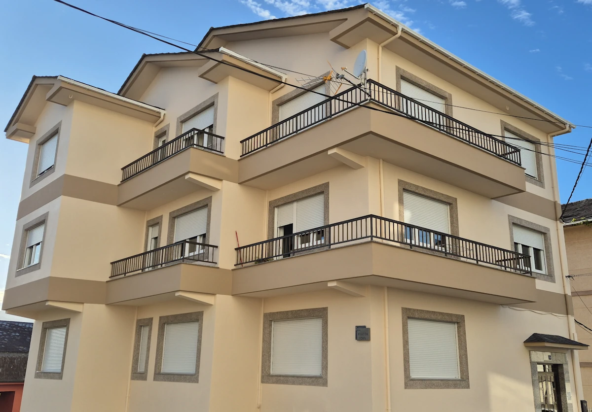 Pintura de exterior de edificio